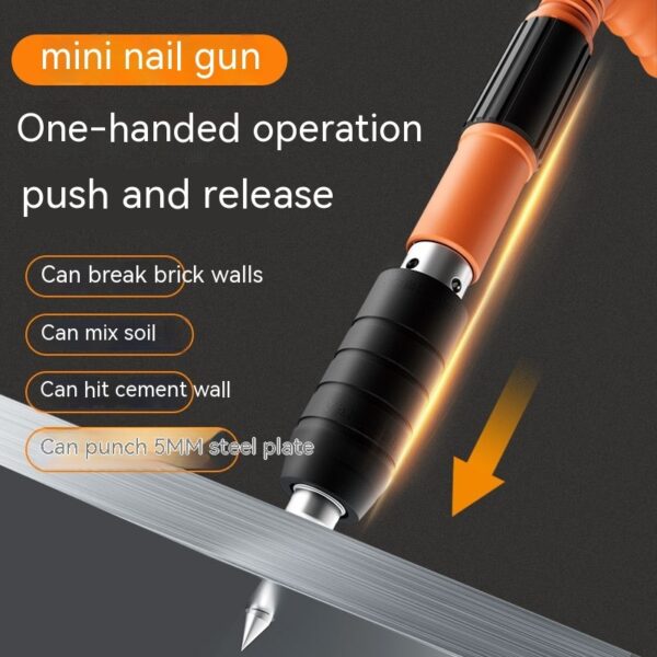 Mini Ceiling Tool Silencer Nail Gun Woodworking Decoration Integrated Gun Nail Gun Wall Small Fastener Fastener