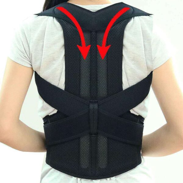 Adjustable Posture Corrector Back Brace Vest For Men Women Lumbar Shoulder Support Belt - Image 8