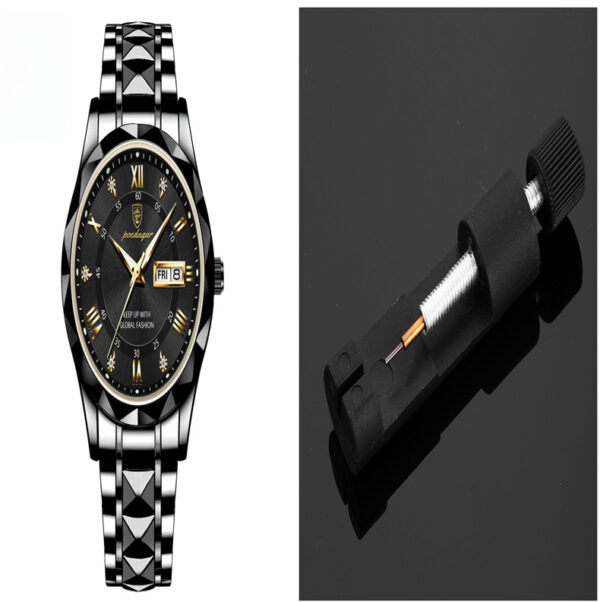 Men's Waterproof Double Calendar Luminous Quartz Watch - Image 5