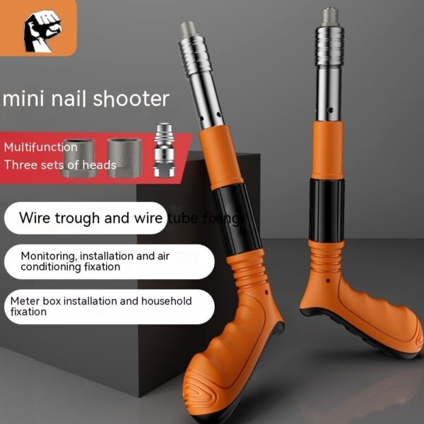 Mini Ceiling Tool Silencer Nail Gun Woodworking Decoration Integrated Gun Nail Gun Wall Small Fastener Fastener - Image 4