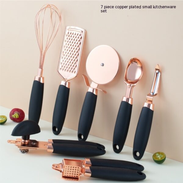 Kitchen Household Peeler Gadget Copper Plating Set - Image 6