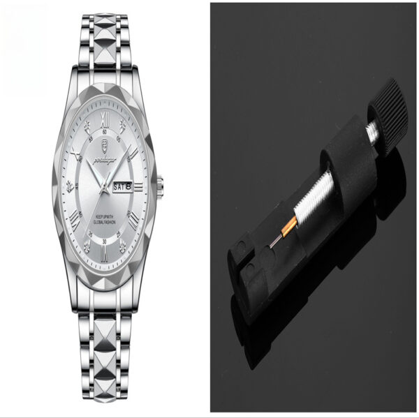 Men's Waterproof Double Calendar Luminous Quartz Watch - Image 10