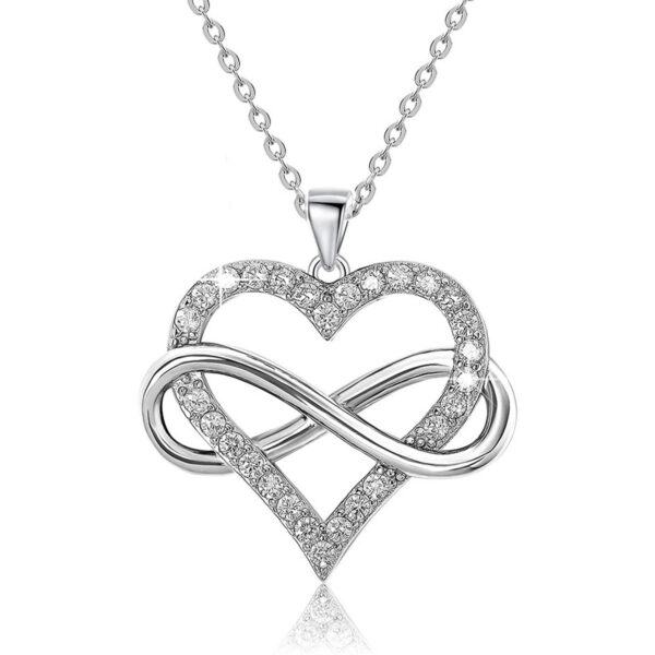 Unlimited Love Necklace Women Wrapped Love Valentine's Day Gifts All Match High-grade Can Not Be Dropped Collarbone Chain - Image 5