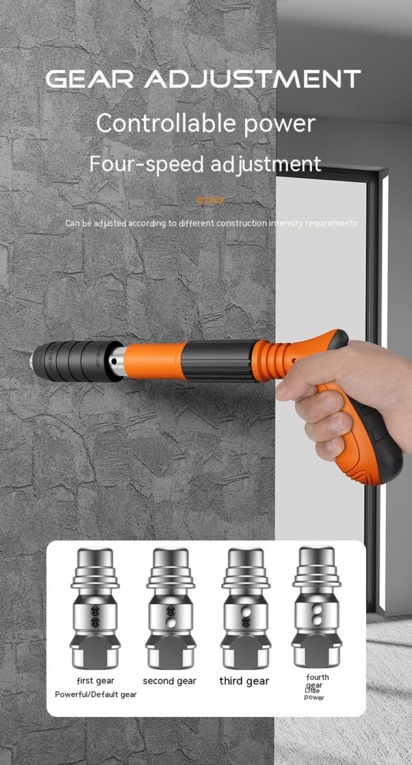 Mini Ceiling Tool Silencer Nail Gun Woodworking Decoration Integrated Gun Nail Gun Wall Small Fastener Fastener - Image 7