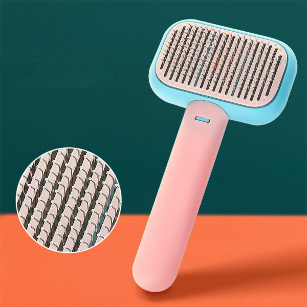 New Pet Cat Dog Hair Brush Hair Massage Comb Open-Knot Brush Grooming Cleaning Tool Stainless Steel Comb - Image 4